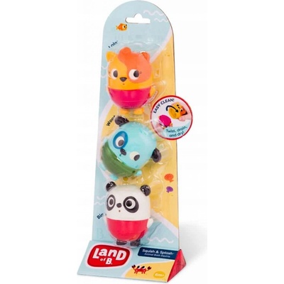 B-Toys Hračky do vody Squish & Splash 3 ks