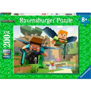 Ravensburger Пъзел Ravensburger от 200 XXL части - Майнкрафт приключения (12004144)