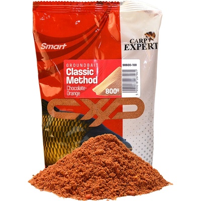 Carp Expert Kŕmna zmes Smart Classic Method 800 g Chocolate-Orange