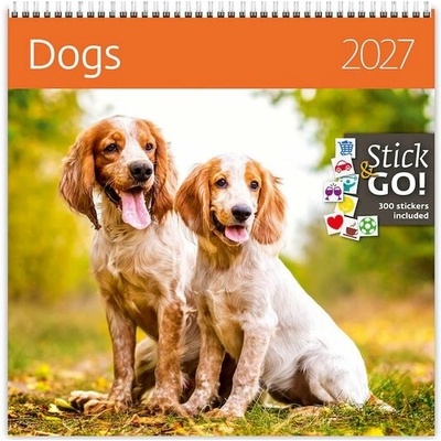 Nástěnný Rodinný plánovací Dogs 2027