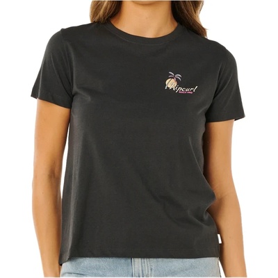 Rip Curl Дамска тениска Rip Curl Women's Tide Line Standard Tee T-shirt - Washed Black - размер XS (916-5868-0212)