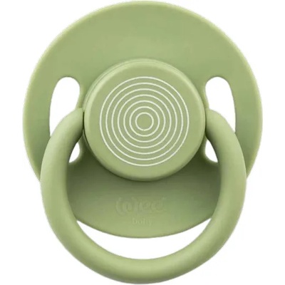 Wee Baby Силиконова залъгалка Wee Baby - Cool, 0-6 месеца, зелена (363)