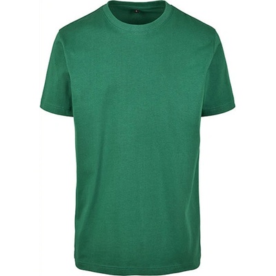 Build Your Brand pánske tričko s okrúhlym výstrihom BY004 forest green