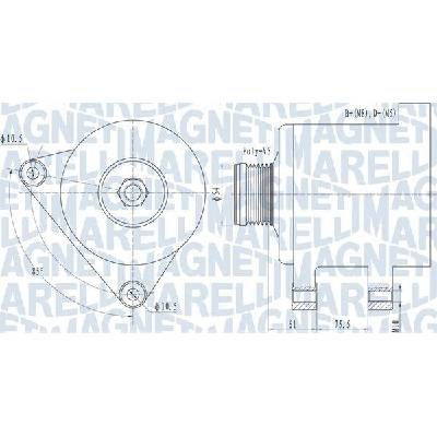 Generátor MAGNETI MARELLI 063731559010