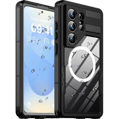 ShellBox Калъф за Samsung Galaxy S26 Ultra - Waterproof IP68 Case - ShellBox - Черен