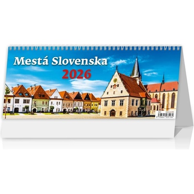 Helma Stolový riadkový 32,1x13,4 cm Mestá Slovenska 2026