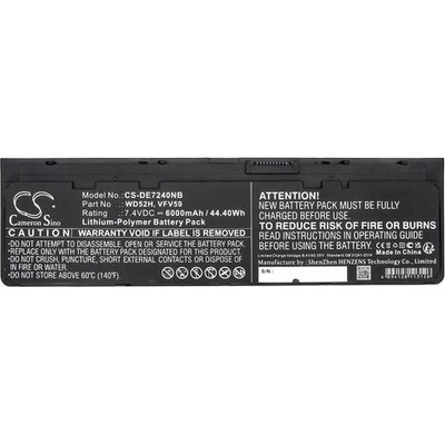 Cameron Sino Батерия за лаптоп DELL Latitude E7240 E7250, Latitude 12 7000, 0J31N7 LiPo 7.4V 6000 mAh CAMERON SINO (CS-DE7240NB)