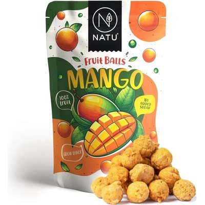 Natu Ovocné guličky mango 90 g