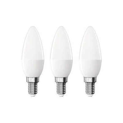 EMOS Classic sviečka, 4,2W, 470lm, E14, neutrálna biela, 3 ks ZQ3E23.3