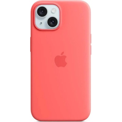 Apple iPhone 15 Plus Silicone Case with MagSafe Orange Sorbet MT173ZM/A