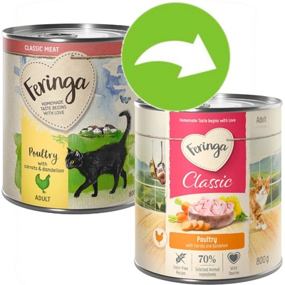 Feringa Classic Meat Menu pstruh a kuracie 6 x 0,8 kg