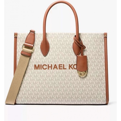 Michael Kors dámská velká kabelka Mirella mléčná logová