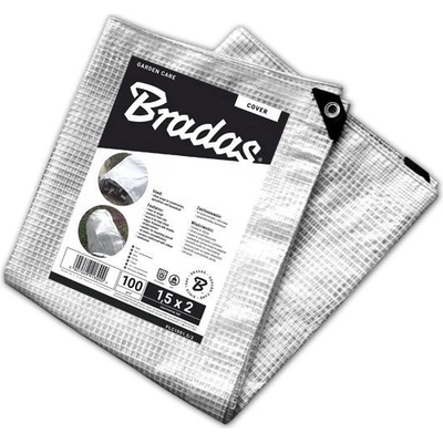 Bradas PLC1003/5 plachta zakrývací s oky 3x5m Vystužená
