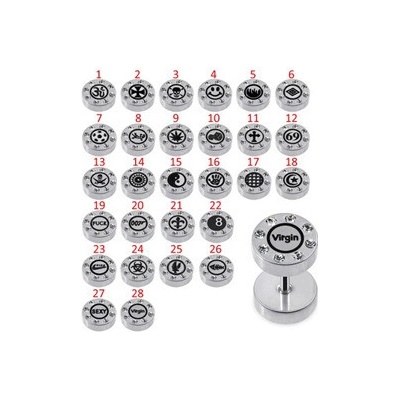 Piercingate falešný piercing do uchas kamínky PFA00309-15