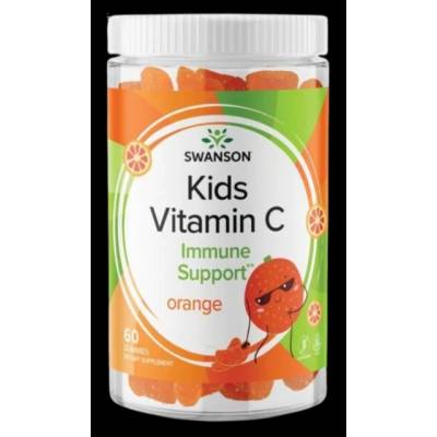 Swanson Kids Vitamin C Gummies [60 желирани бонбони] Портокал