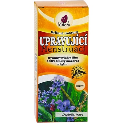 Milota Upravující menstruaci Bylinná tinktura 100 ml