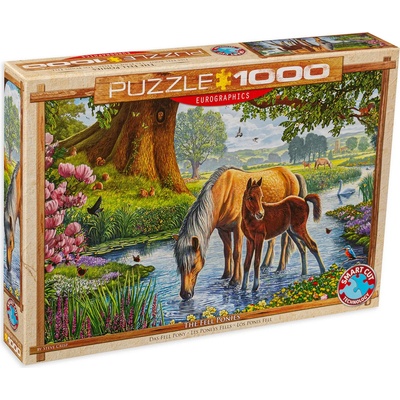 Пъзел Eurographics от 1000 части - Понита, Стив Крисп (60000976)