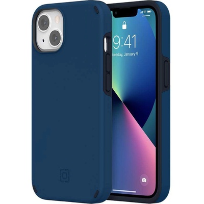 Incipio Duo MagSafe Case - удароустойчив хибриден кейс с MagSafe за iPhone 13 (тъмносин)