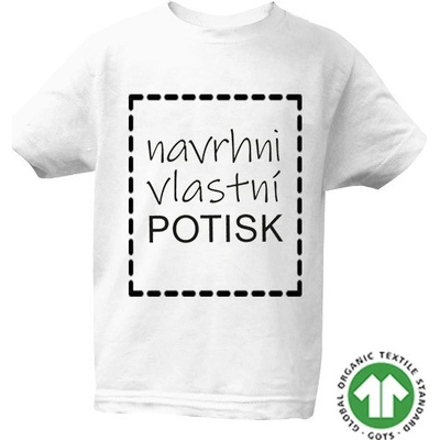 Dětské tričko Bio neutral s vlastním potiskem