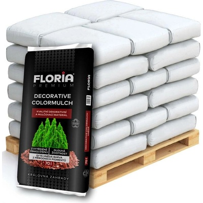 FLORIA Decorative ColorMulch hněda 36 x 70 l