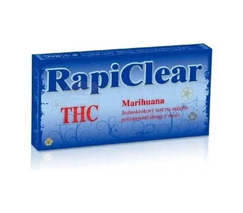 RapiClear drogový test THC marihuana