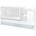Lorelli Трансформиращо се легло Lorelli - Mini Max, 190 x 72 cm, Бяло/Baby Blue (10150500039A)