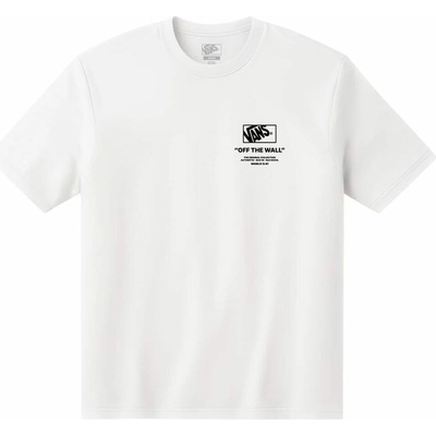 Vans Off The Wall Stacked Typed SS Tee white