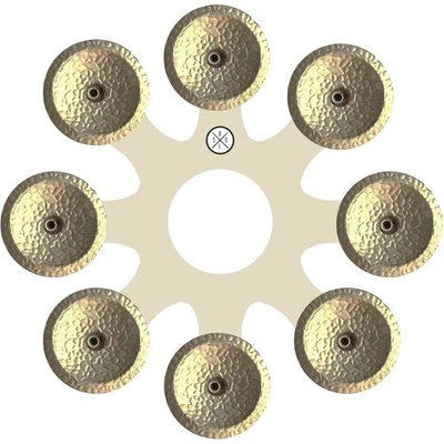 Big Fat Snare Drum Octopus white copper
