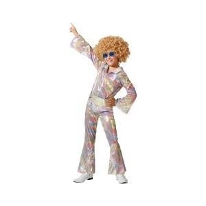 BigBuy Carnival Маскировъчен костюм за деца Многоцветен Disco Размер 7-9 години