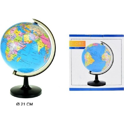 GLOBUS MINI 16CM POLITICKÁ MAPa NESVÍTÍCÍ