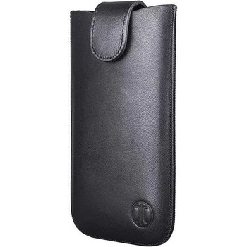 Image 1 of JT BERLIN SlimCase Premium XL - кожен калъф (естествена кожа) за Galaxy A3, S3, S4, Blackberry Z10, HTC One и др. (черен)