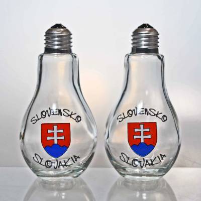 Sklenená fľaša žiarovka - Slovensko/Slovakia 0,2 L
