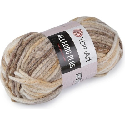 Pletací příze Allegro Plus 100 g Varianta: 4 (741) béžová, Balení: 1 ks 61635/160048/286202