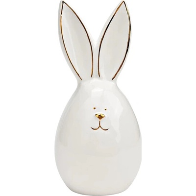 Textilomanie Keramický zajačik AURIC BUNNY 14 cm biely