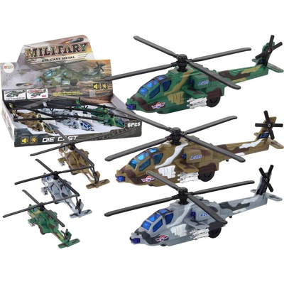 mamido Vojenský vrtuľník Helikoptéra Vojenská Hliníkový Mix Zvuk Svetla