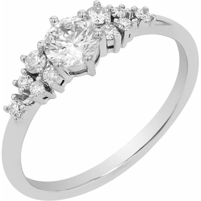 Eppi Romantický zásnubní prsten s diamanty Donell RE44779