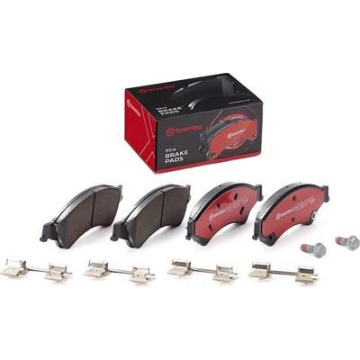 Sada brzdových platničiek, vždy 4 kusy v sade BREMBO P 24 153X (P24153X)