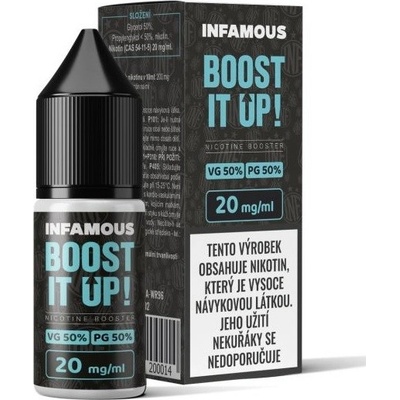 Infamous Liqonic MTL Booster 50/50 20 mg 10 ml – Zboží Dáma