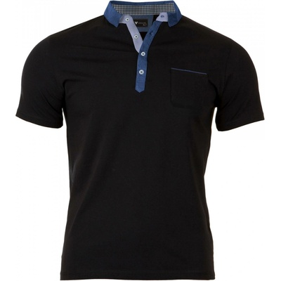 Versabe pánské polo tričko černé VS-PO 1907