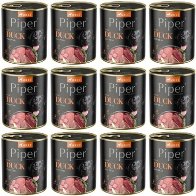 Dolina Noteci Piper Adult s kachnou a hruškou 12 x 800 g