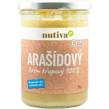 NUTIVA Arašidový krém chrumkavý 390 g