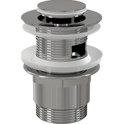 Výpust umyvadlová CLICK/CLACK 5/4" celokovová s přepadem Alca 5/4", malá zátka A39