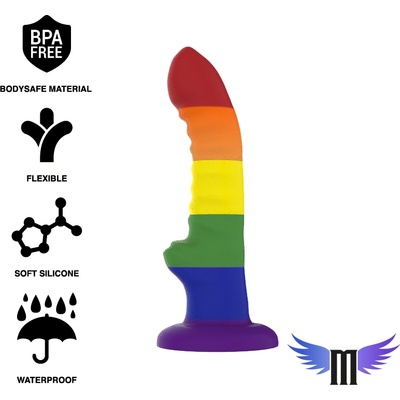 Mythology Силиконово дилдо Colby Pride Mythology 17 см
