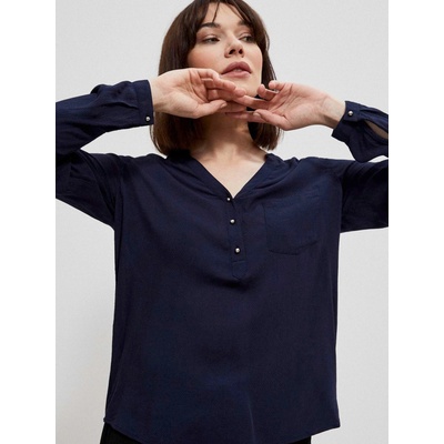 Moodo Тъмно синя дамска риза Moodo Moodo | Sin | ЖЕНИ | M