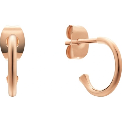 Daniel Wellington Pozlátené kruhové náušnice Charms DW00400767