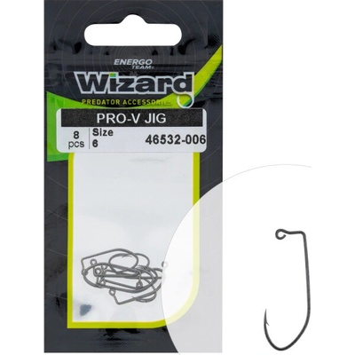 WIZARD PRO-V JIG HÁČEK vel.6 8ks