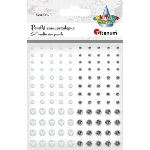TITANUM Craft-Fun Series Crystals (24CY0324 (white, silver))