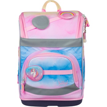 BAAGL Училищна раница Zippy плюс Rainbow Еднорог BAAGL | Rozov | Момичешки | ONE SIZE