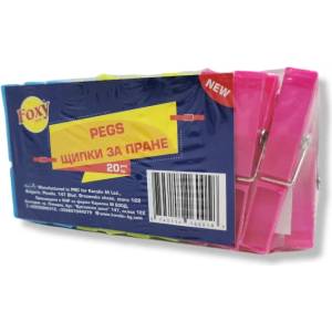  Foxy щипки за пране, Малки, 20броя