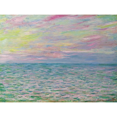 Plagát, Obraz - Sunset at Pourville 1840, Claude Monet, 40 × 30 cm